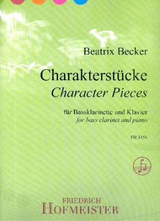 Charakterstcke fr Bassklarinette und Klavier