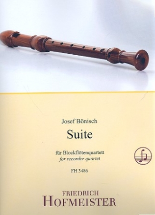 Suite fr 4 Blockflten (SATB) Partitur und Stimmen