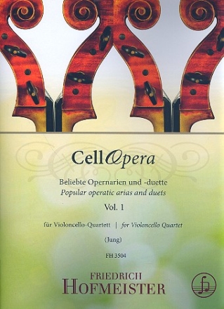 Cellopera Band 1 fr 4 Violoncelli Partitur und Stimmen