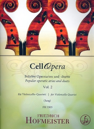 Cellopera Band 2 fr 4 Violoncelli Partitur und Stimmen