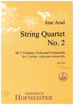 Strng Quartet no.2 fr 2 Violinen, Viola und Violoncello