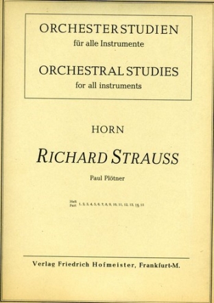 Orchesterstudien Horn Band 14