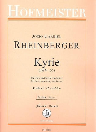 Kyrie JWV155 fr gem Chor und Streichorchester Partitur