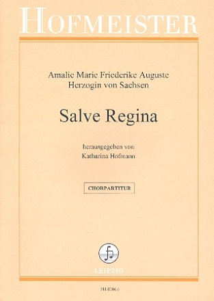 Salve Regina fr gem Chor und Orchester Chorpartitur