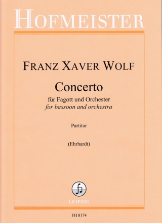 Concerto fr Fagott und Orchester Partitur