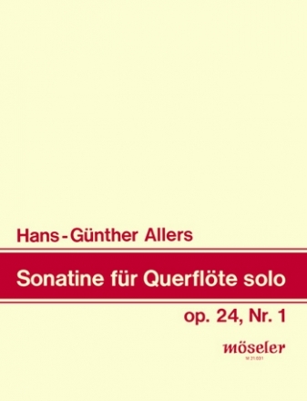 Allers, Hans-Gnther Sonatine op. 24/1 Flte