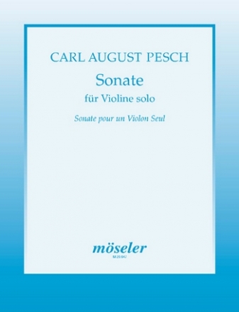 Pesch, Carl August Sonate B-dur Violine Spielbuch