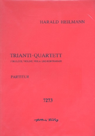 Trianti-Quartett op.155 fr Flte, Violine, Viola und Kontraba Partitur und Stimmen