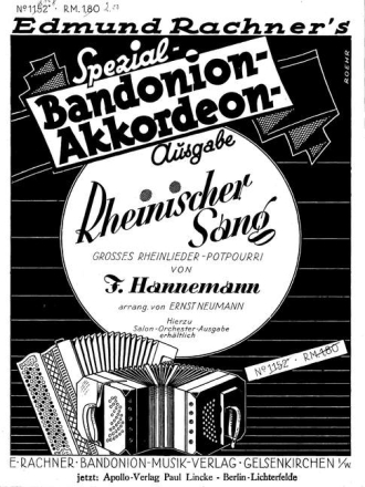 Hannemann, F. Rheinischer Sang Bandoneon