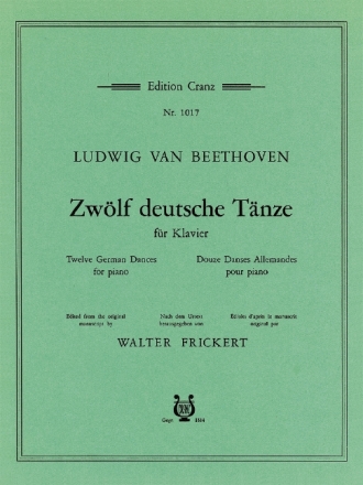 Zwlf deutsche Tnze fr Klavier