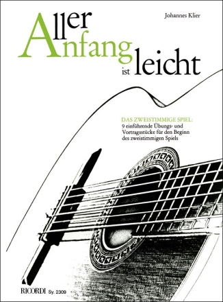 Johannes Klier, Aller Anfang Ist Leicht Gitarre Buch