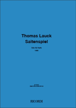 Thomas Lauck, Saitenspiel Harp Buch