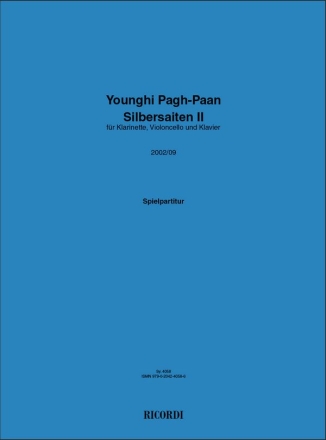 Younghi Pagh-Paan, Silbersaiten II Clarinet, Violoncello and Piano Bcher-Set