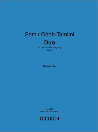 Samir Odeh-Tamimi, Duo Horn and Percussion Stimmen-Set