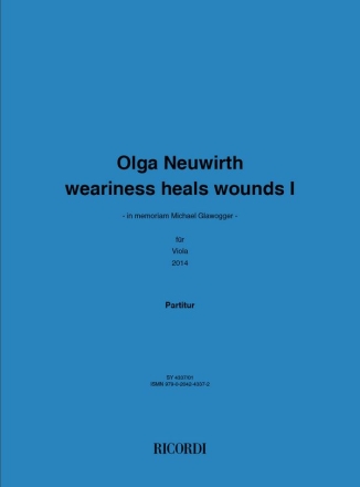 Weariness heals Wounds vol.1 for viola