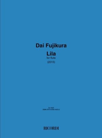 Dai Fujikura, Lila Flute Buch