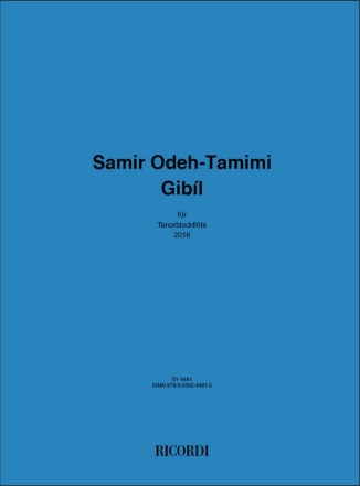 Samir Odeh-Tamimi, Gibl Tenor Recorder Buch