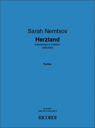 Nemtsov, Herzland fr Sopran, Bariton und Kammerorchester Partitur