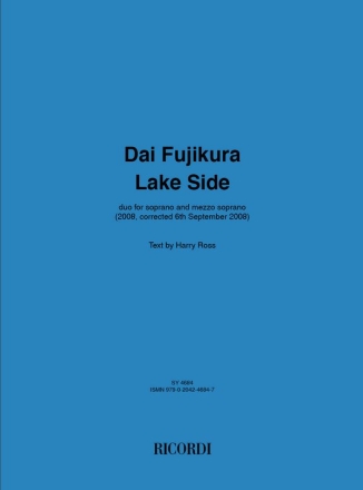 Dai Fujikura, Lake Side Soprano and Mezzo-Soprano Buch