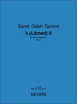 Samir Odeh-Tamimi, Lmed II Baritone Saxophone Buch