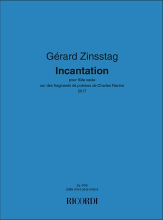 Grard Zinsstag, Incantation Flute Buch