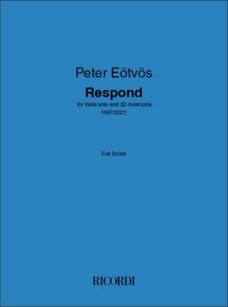 Peter Etvs, Respond Viola and Various Instruments Score