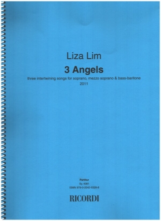 3 Angels for soprano, mezzo soiprano and bass-baritone score