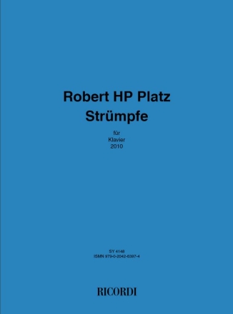 Robert HP Platz, Strmpfe Klavier Buch