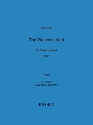 Liza Lim, The Weaver's Knot Streichquartett Stimmen-Set