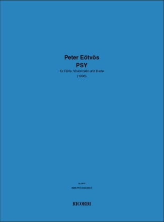 Peter Etvs, PSY Flute, Cello, Harp Partitur-Set