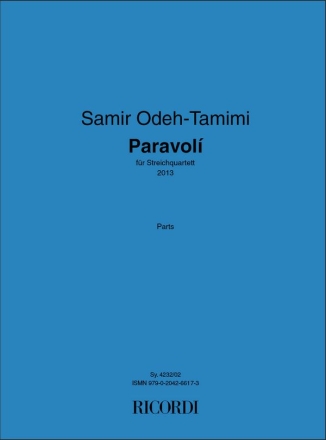 Samir Odeh-Tamimi, Paravol 2 Violins, Viola and Cello Stimmen-Set