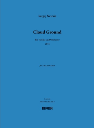 Sergej Newski, Cloud Ground Violin and Orchestra Buch