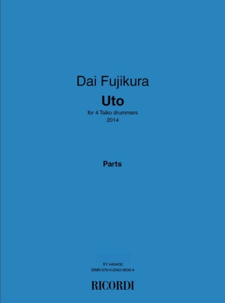 Dai Fujikura, Uto Percussion Quartet Stimmen-Set