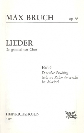 Lieder Band 9 fr gem Chor a cappella Partitur