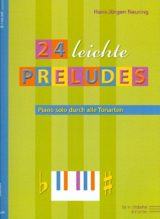 24 leichte Preludes fr Klavier