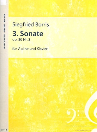 Sonate op.30,3 fr Violine und Klavier Archivkopie