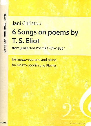 6 Songs on Poems by T.S. Eliot fr Mezzosopran und Klavier Archivkopie