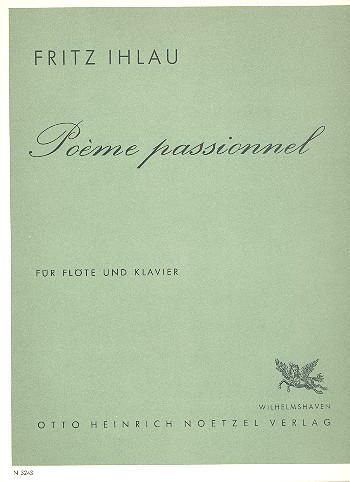 Pome passionnel fr Flte und Klavier