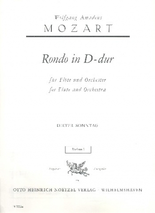 Rondo D-Dur KVAnh.184 fr Flte und Orchester Violine 1