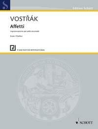 Vostrak, Zbynek: Affetti op. 32  - Improvvisazione per sette strumenti fr 7 Instrumente Partitur