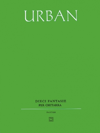 Urban, Stpn, 10 Fantasien fr Gitarre