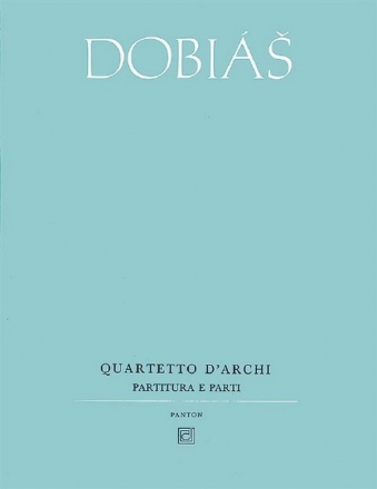 Dobias, Vaclav: Streichquartett fr Streichquartett Partitur und Stimmen