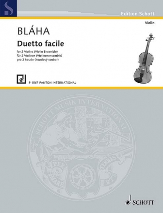 Blha, Ivo, Duetto facile fr 2 Violinen (Violinen-Ensemble)