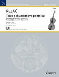 Rezc, Ivan: Torso des Schumann-Denkmals fr Viola und Klavier