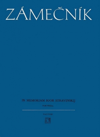 Zmecnk, Ev?en: In Memoriam Igor Stravinskij fr Orchester Studienpartitur