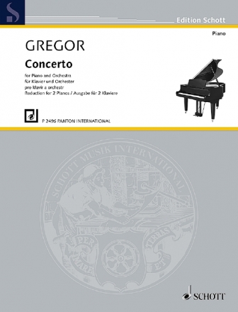 Gregor, Cestmir, Klavier-Konzert fr Klavier und Orchester Klavierauszug