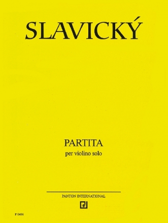 Slavick, Klement, Partita fr Violine