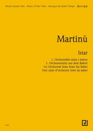 Martinu, Bohuslav, Istar H 130 A fr Orchester Studienpartitur