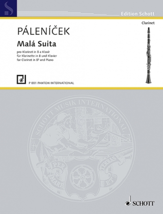 Palenicek, Josef, Mal Suita fr Klarinette und Klavier Partitur und Stimme