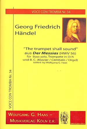 The Trumpet shall sound fr Bass, Trompete und Bc Partitur und Stimmen